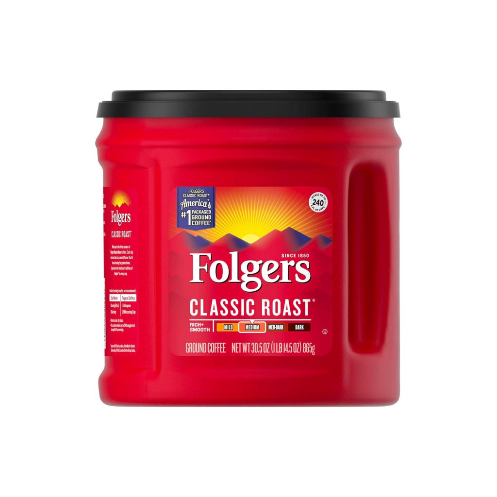 Coffee Brands We Love Folgers Classic Medium Roast